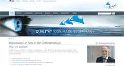 Desktop Screenshot of med-products.de