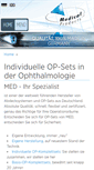 Mobile Screenshot of med-products.de